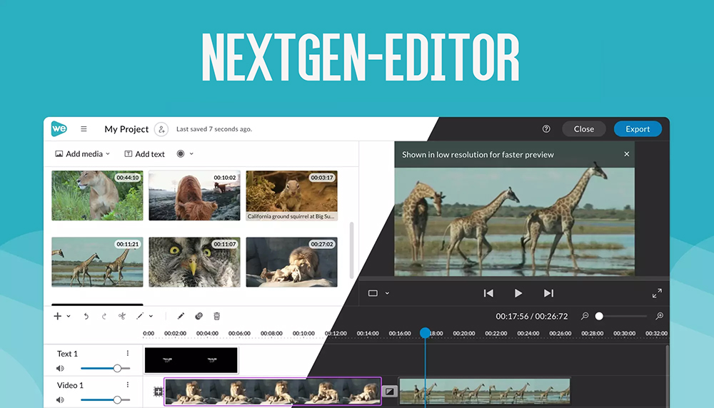 Wevideo har fået en nye Next-Gen editor